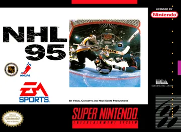 NHL 95 (USA) box cover front